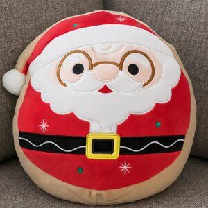 Santa Claus Squishmallow 10” Plush Pillow - NWT